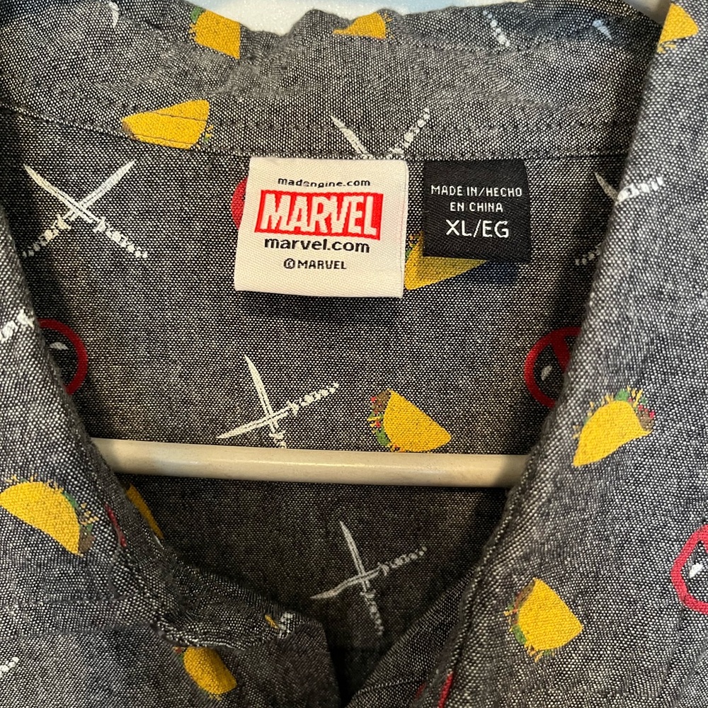 Marvel’s Deadpool Button Up - image 4